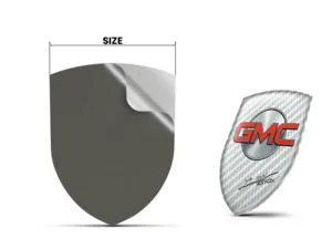 GMC Stickers Logo Imprimés Course Qualité Personnalisable